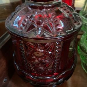 Red Fairy tea light